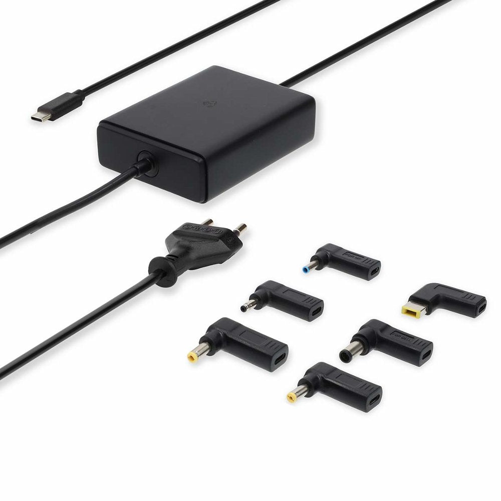 Nedis NBAU65110BK | Notebook adapter (GaN) | 65 W | USB-C Power Delivery | Zwart - Matmuis - Matmuis