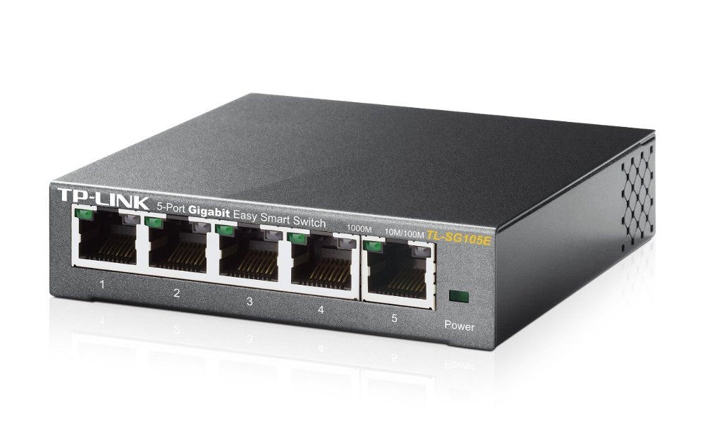 TP-Link TL-SG105E | 5-Poorts Gigabit Easy Smart Switch | Managed - Matmuis