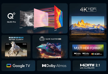 TCL 43C655 | 43'' Ultra HD 4K | QLED Smart TV | Google TV | Dolby Vision | 60Hz - Matmuis - Matmuis
