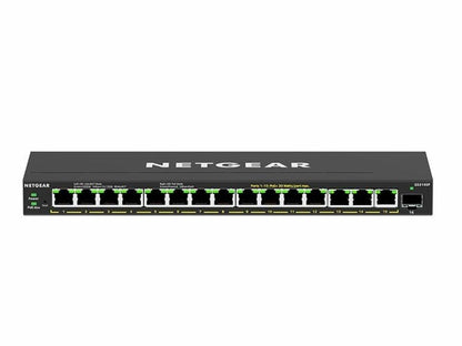 NETGEAR GS316EP-100PES | Managed Switch | 16x Gigabit Ethernet | PoE+ | Zwart - Matmuis