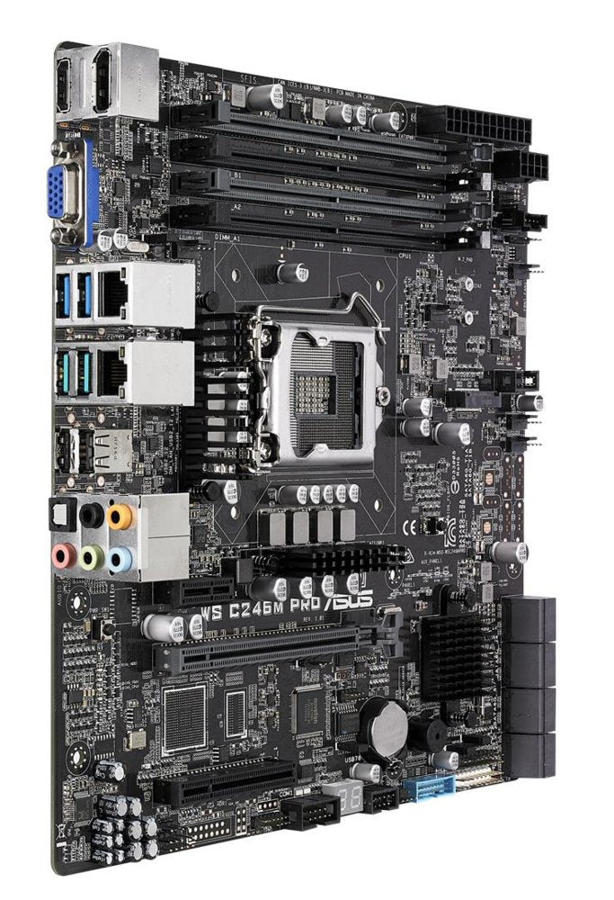 ASUS WS C246M PRO | Socket LGA 1151 | Intel C246 | 4xDDR4 | Micro-ATX | Moederbord - Matmuis - Matmuis