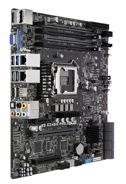ASUS WS C246M PRO | Socket LGA 1151 | Intel C246 | 4xDDR4 | Micro-ATX | Moederbord - Matmuis - Matmuis