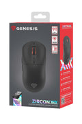 GENESIS Zircon XIII Gaming Muis Draadloos + USB Type-C Optisch 26000 DPI | Matmuis