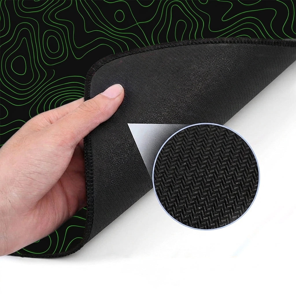 XXL Muismat | Topo Vector Green
