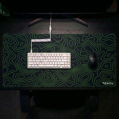XXL Muismat | Topo Vector Green