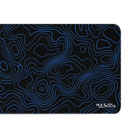 XXL Muismat | Topo Vector Blue