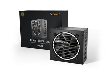 be quiet! Pure Power 12 M | 650 Watt Gold ATX 3.0 PSU | Modulair | Power Supply | Voeding - Matmuis - Matmuis