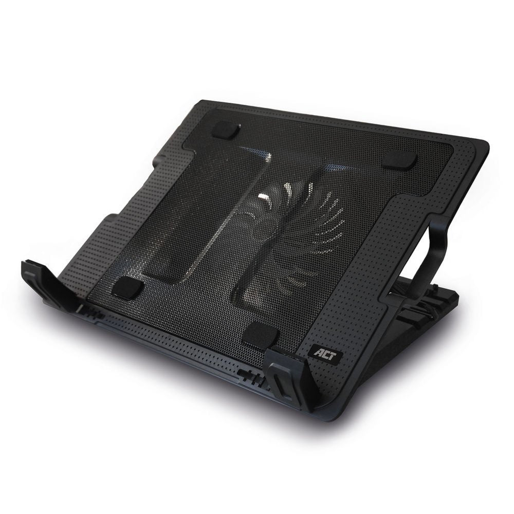 ACT AC8110 | Notebook Cooling Pad | 43,9 cm (17.3") | 1000 RPM | Zwart - Matmuis