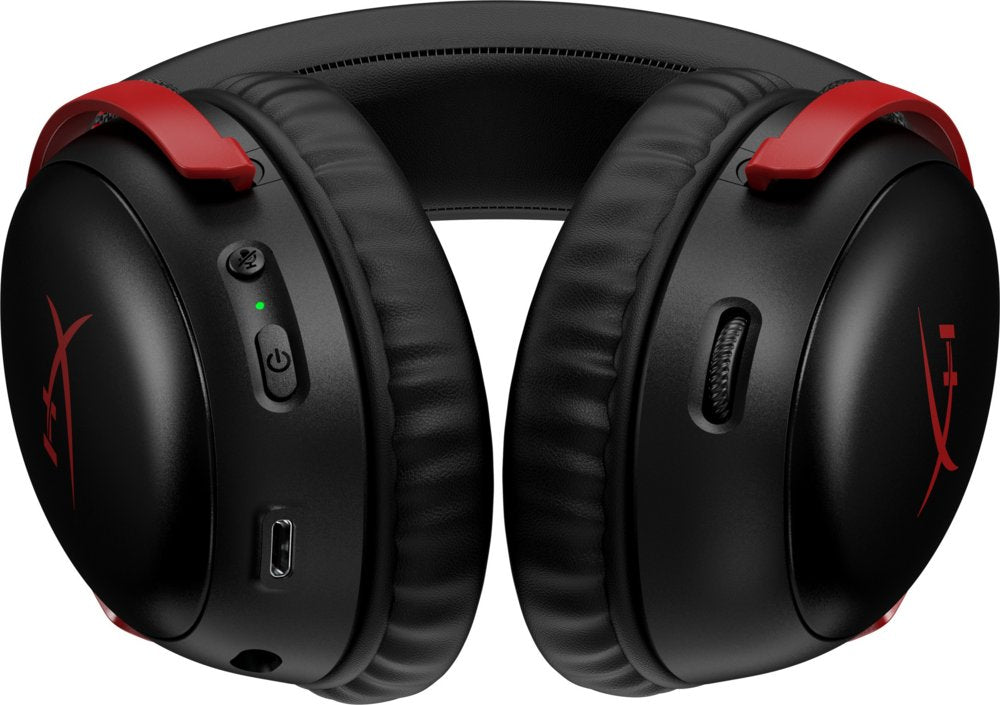 HyperX Cloud III | Draadloze Over-ear Gaming Headset | USB-A & USB-C Receiver | Zwart/Rood - Matmuis - Matmuis