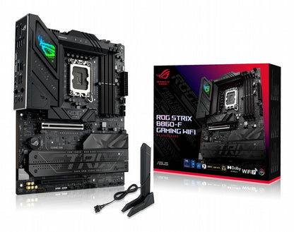 ASUS ROG Strix B860-F GAMING WIFI | Socket LGA 1851 | Intel B860 | 4xDDR5 | ATX | Moederbord - Matmuis - Matmuis