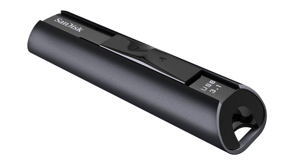 SanDisk Extreme Pro | 128GB USB-A 3.2 Flash Drive | Zwart