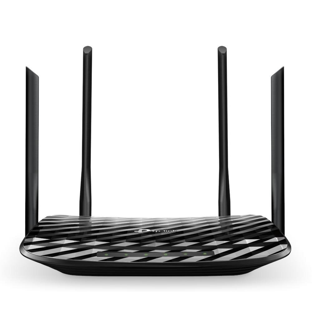 TP-LINK Archer C6 | Draadloze Router | AC1200 Dual-band (2,4 GHz / 5 GHz) | Gigabit Ethernet | Zwart - Matmuis - Matmuis