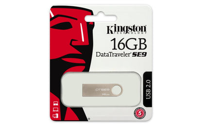 Kingston DataTraveler SE9 | 16GB USB flash drive | USB Type A 2.0 | Zilver - Matmuis - Matmuis
