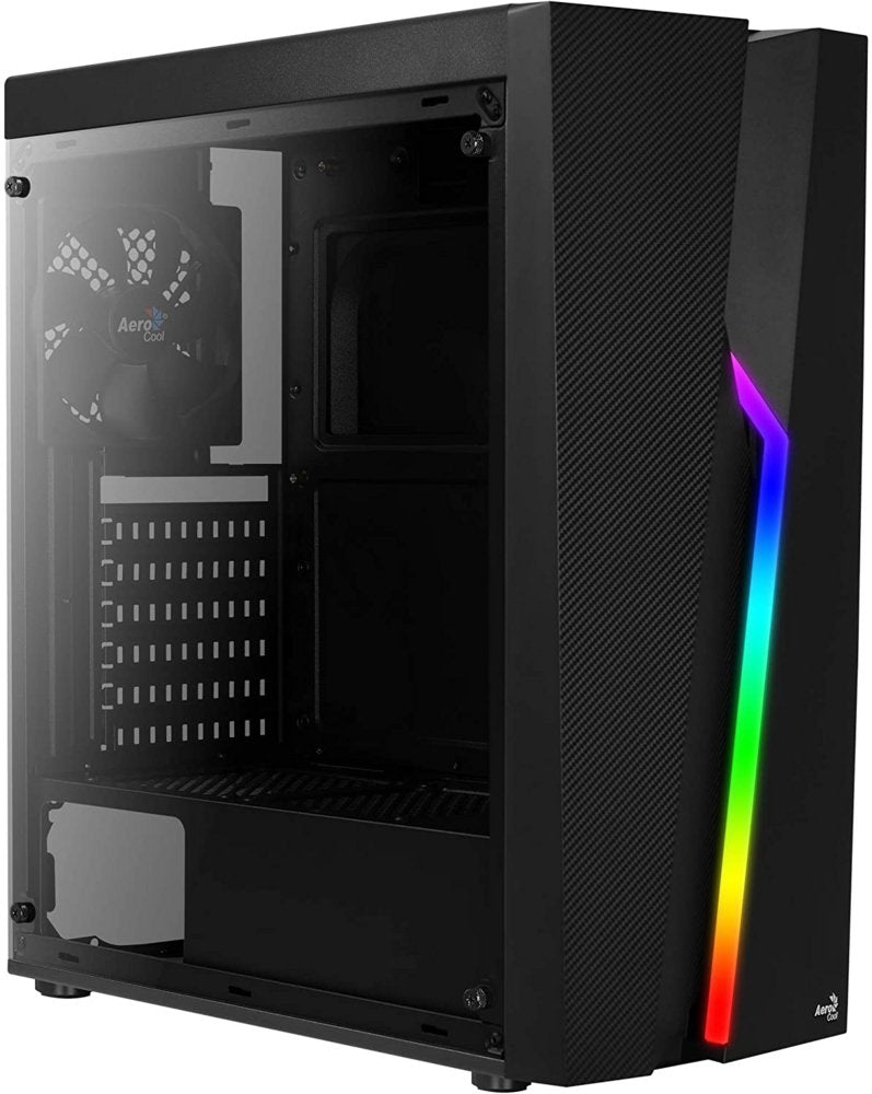 Aerocool Bolt | MicroATX/Mini-ITX Behuizing | RGB Frontpaneel | USB 3.2 & 2x USB 2.0 - Matmuis