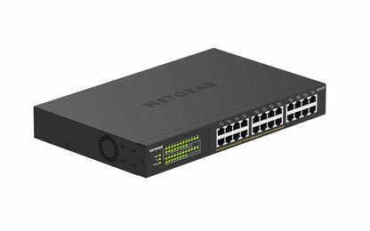 NETGEAR GS324P | Unmanaged | Gigabit Ethernet (10/100/1000 Mbps) | Power over Ethernet (PoE) | 1U - Matmuis