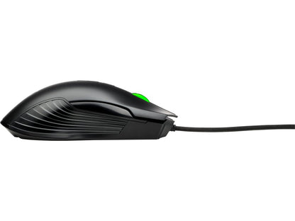 HP X220 | Bedrade Gaming Muis | Links- en Rechtshandig | USB-A | 3600 DPI | Zwart - Matmuis - Matmuis