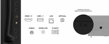 TCL 50P6K | 50" 4K UHD LED TV | HDR10 | Google TV