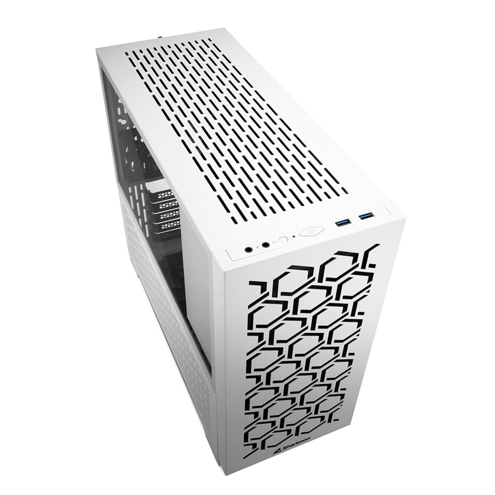 Sharkoon MS-Y1000 | Micro Tower Case | Wit - Matmuis