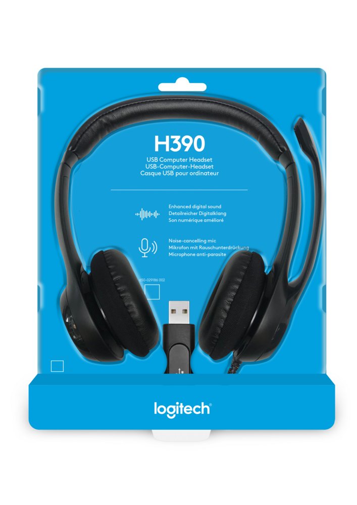 Logitech H390 | Bedrade On-ear Headset USB-A | Zwart - Matmuis - Matmuis