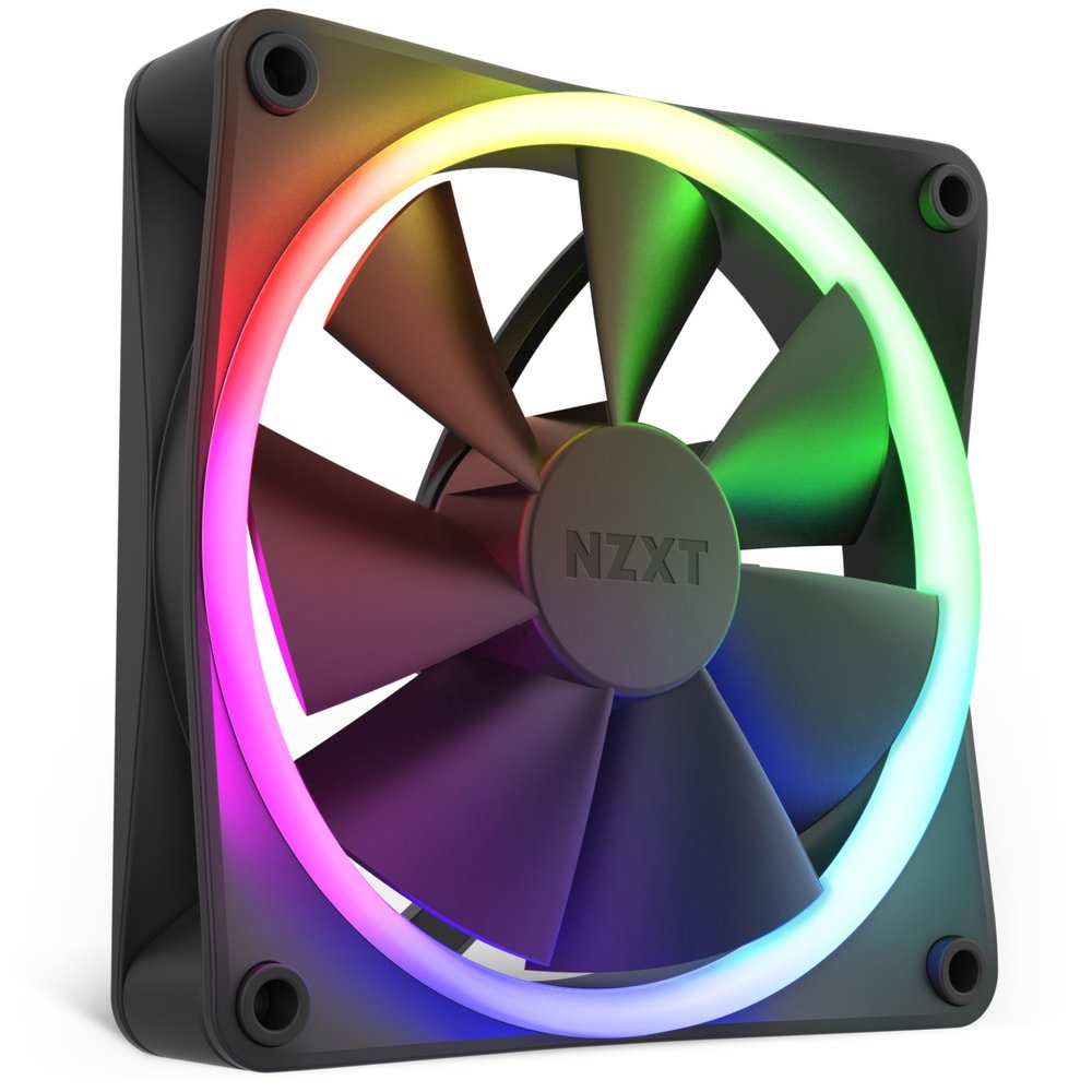 NZXT F120 RGB | 120mm Case Fan | Zwart - Matmuis