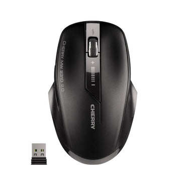 Cherry MW 2310 2.0 | Draadloze Muis | Links- en Rechtshandig | RF | 2400 DPI | Zwart - Matmuis - Matmuis