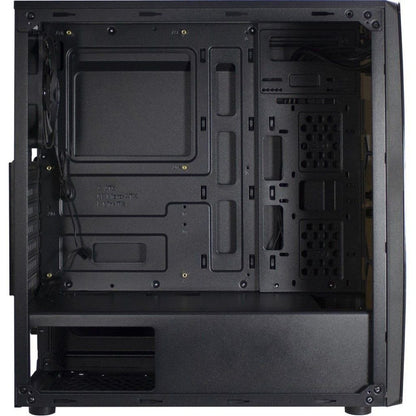 Inter-Tech Thunder Blue Light | Midi Tower Case | Zwart | RENEWED - Matmuis