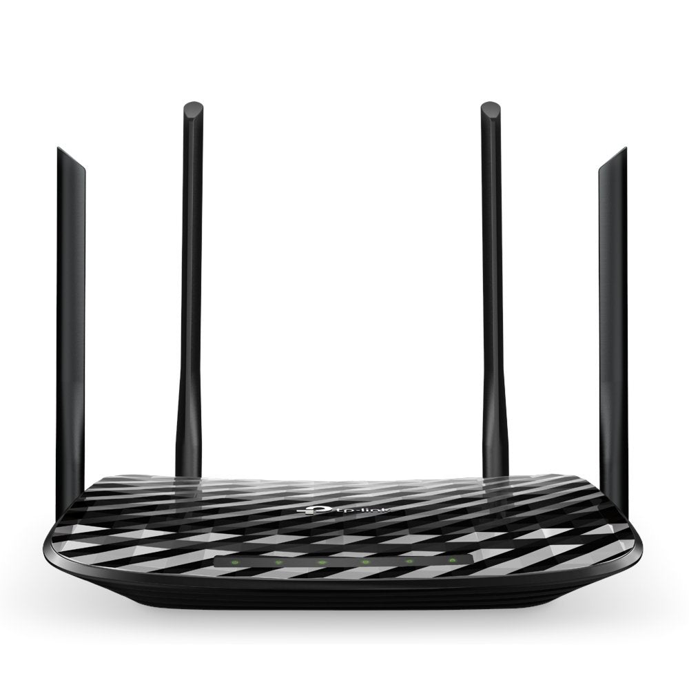 TP-LINK Archer C6 | Draadloze Router | AC1200 Dual-band (2,4 GHz / 5 GHz) | Gigabit Ethernet | Zwart - Matmuis - Matmuis