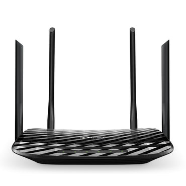 TP-LINK Archer C6 | Draadloze Router | AC1200 Dual-band (2,4 GHz / 5 GHz) | Gigabit Ethernet | Zwart - Matmuis - Matmuis