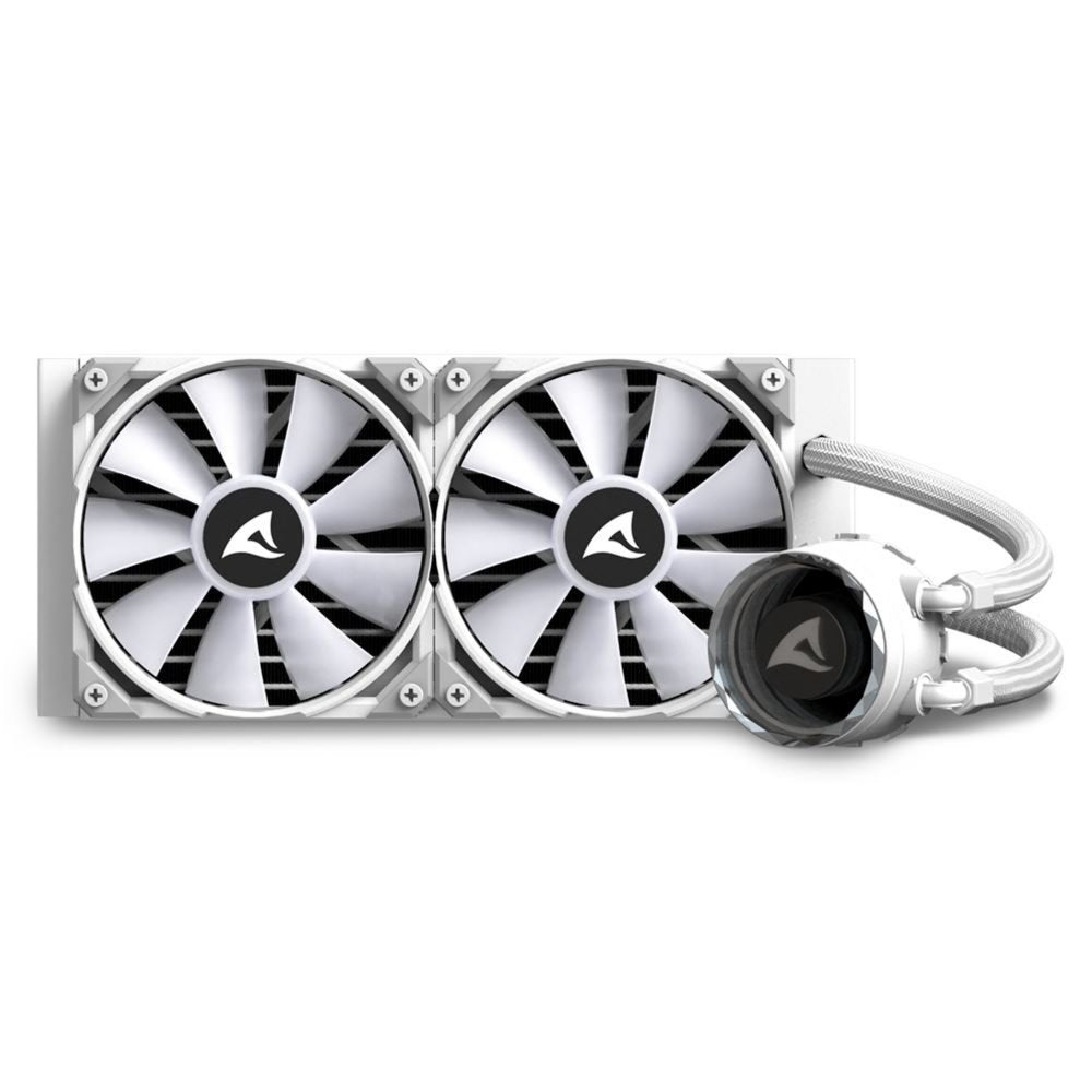 Sharkoon S80 RGB 240mm | White Edition | All-in-One CPU Waterkoeler - Matmuis - Matmuis