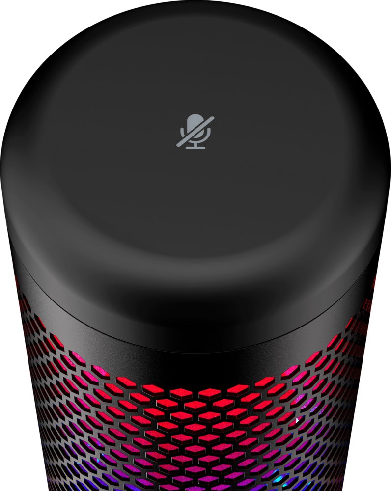 HyperX QuadCast S | USB-microfoon | RGB-verlichting | Voor pc en console | Zwart - Matmuis - Matmuis
