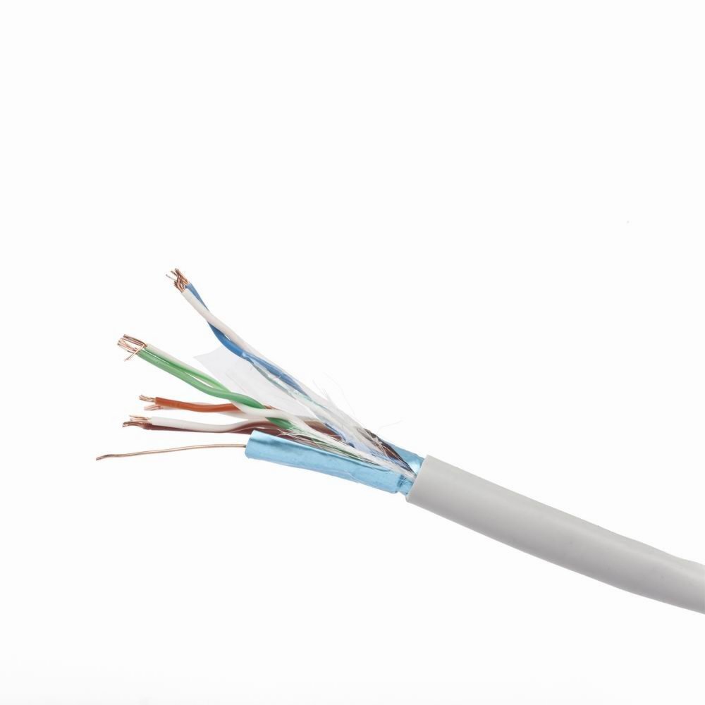 Gembird F/UTP Cat 5E Netwerkkabel | 100 m | Grijs - Matmuis - Matmuis