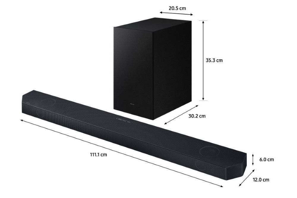 Samsung HW-Q700D (2024) | Q-Series Soundbar | 3.1.2 Kanalen | Dolby Atmos | DTS:X | Q-Symphony | Zwart