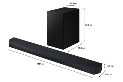 Samsung HW-Q700D (2024) | Q-Series Soundbar | 3.1.2 Kanalen | Dolby Atmos | DTS:X | Q-Symphony | Zwart