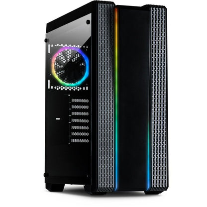 Inter-Tech S-3901 Impulse RGB | Tower Case | Zwart - Matmuis