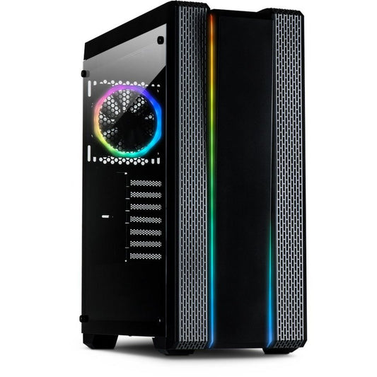 Inter-Tech S-3901 Impulse RGB | Tower Case | Zwart - Matmuis