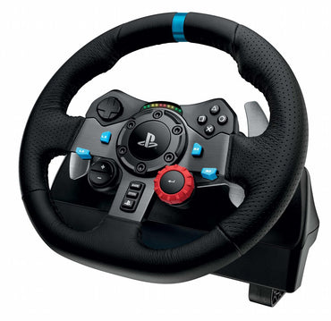 Logitech G29 Driving Force Stuurwiel + Pedalen | Force Feedback | 900° Rotatie | USB 2.0 | Compatibel met PC, PS3, PS4, PS5 - Matmuis - Matmuis
