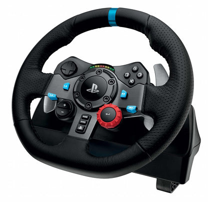 Logitech G29 Driving Force Stuurwiel + Pedalen | Force Feedback | 900° Rotatie | USB 2.0 | Compatibel met PC, PS3, PS4, PS5 - Matmuis - Matmuis