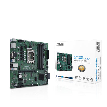 ASUS PRO B660M-C D4-CSM | Socket LGA 1700 | Intel B660 | 4xDDR4 | Micro-ATX | Moederbord - Matmuis - Matmuis
