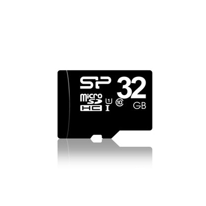 Silicon Power Elite | MicroSDHC | 32GB | Class 10 | UHS-I U1 | Inclusief SD-adapter | Zwart - Matmuis