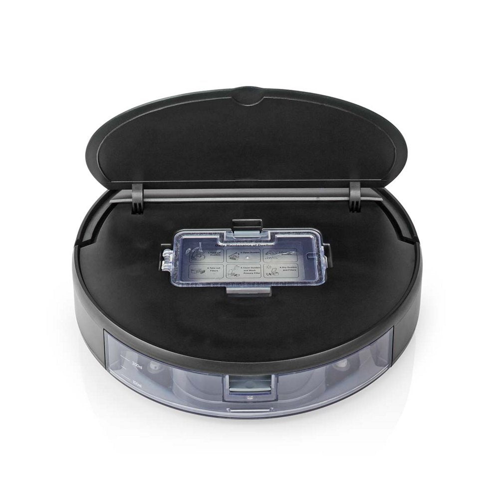 Nedis WIFIVCR001CBK | Robotstofzuiger 0,2 Liter | Zakloos | Zwart - Matmuis