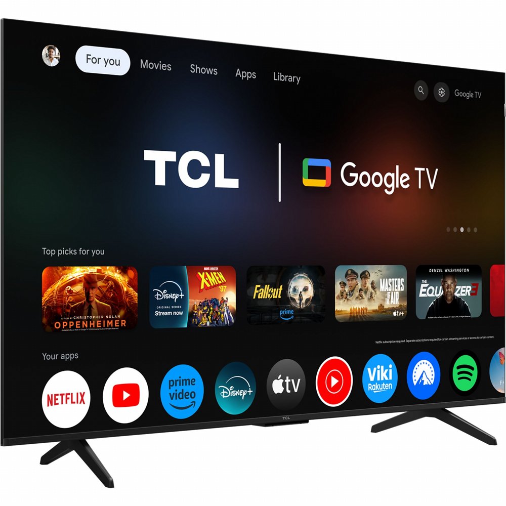TCL 55T69C | 55'' Ultra HD 4K | QLED Smart TV | Google TV | Dolby Vision | HDMI 2.1 | 60Hz - Matmuis - Matmuis