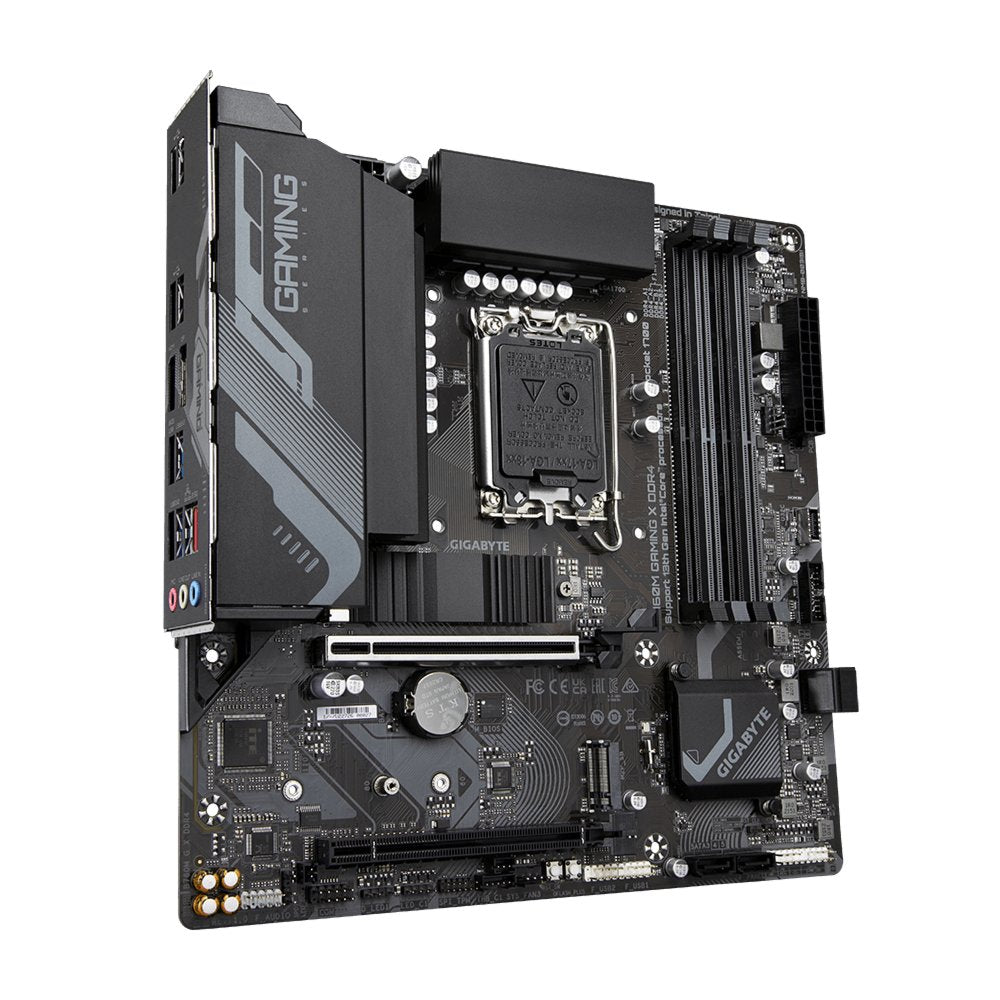 MB Gigabyte B760M GAMING X | Socket LGA 1700 | Intel B760 | 4xDDR4 | Micro-ATX | Moederbord - Matmuis - Matmuis