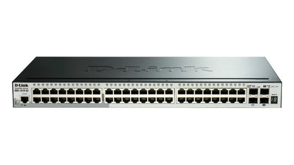D-Link DGS-1510-20/E | 16-poorts Gigabit L2/L3 Smart Managed Switch | 2x SFP | 2x 10G SFP+ | 76 Gbps switchingcapaciteit | Rackmount 1U | Grijs