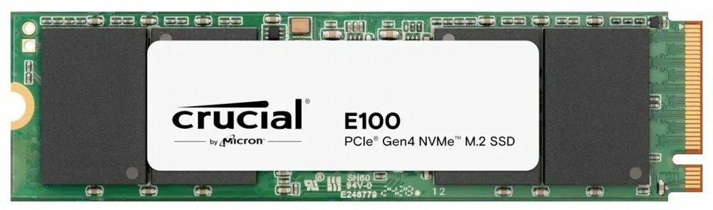 Crucial E100 | 1TB NVMe SSD | M.2 Gen4 | 5.000MB/s Lezen | 4.500MB/s Schrijven - Matmuis - Matmuis