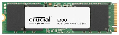 Crucial E100 | 1TB NVMe SSD | M.2 Gen4 | 5.000MB/s Lezen | 4.500MB/s Schrijven - Matmuis - Matmuis