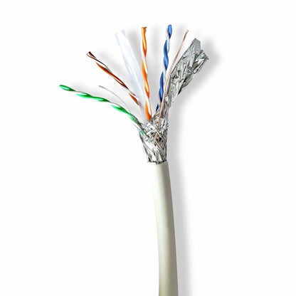 Nedis netwerkkabel | Cat6a | S/FTP (S-STP) | 100 m | Grijs | CCBG8538GY100S - Matmuis - Matmuis