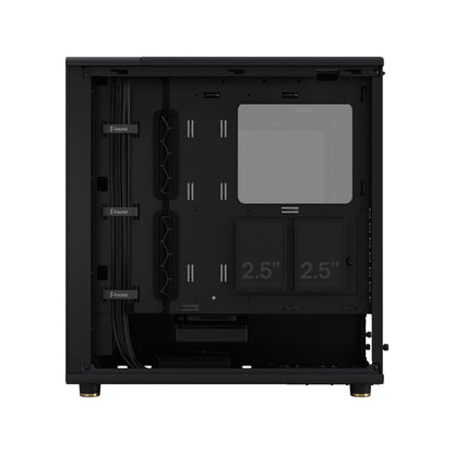 Fractal Design North TG Clear Charcoal | Midi Tower Case | Zwart