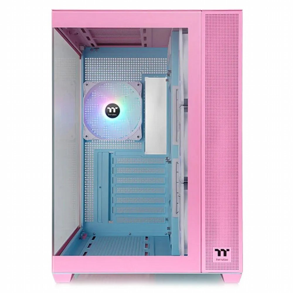 Thermaltake View 380 TG ARGB Bubble Pink | Mid Tower Case | Roze (CA-1Z2-00MAWN-00) - Matmuis