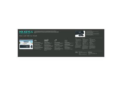 Logitech MX Keys S | Draadloos Toetsenbord | QWERTY - Matmuis - Matmuis