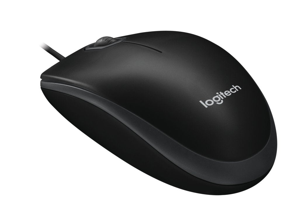 Logitech B100 | Bedrade Muis | Links- en Rechtshandig | USB-A | 800 DPI | Zwart - Matmuis - Matmuis